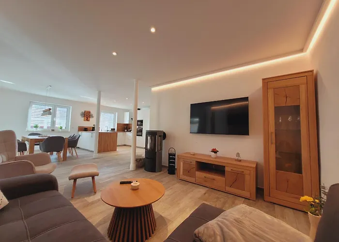 Stilvolle Vogelnest, Barrierefrei, Smart-tv, Parkplatz 아파트